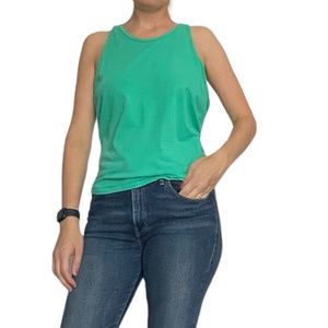 Turquoise Pact Organic Tie-Back Tank